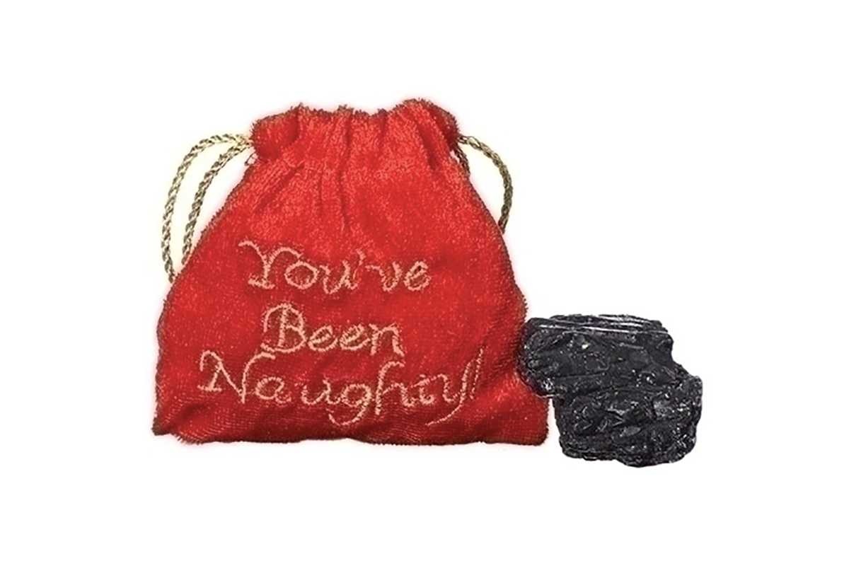 Lump of Coal in Bag Lucy's Market Atlanta