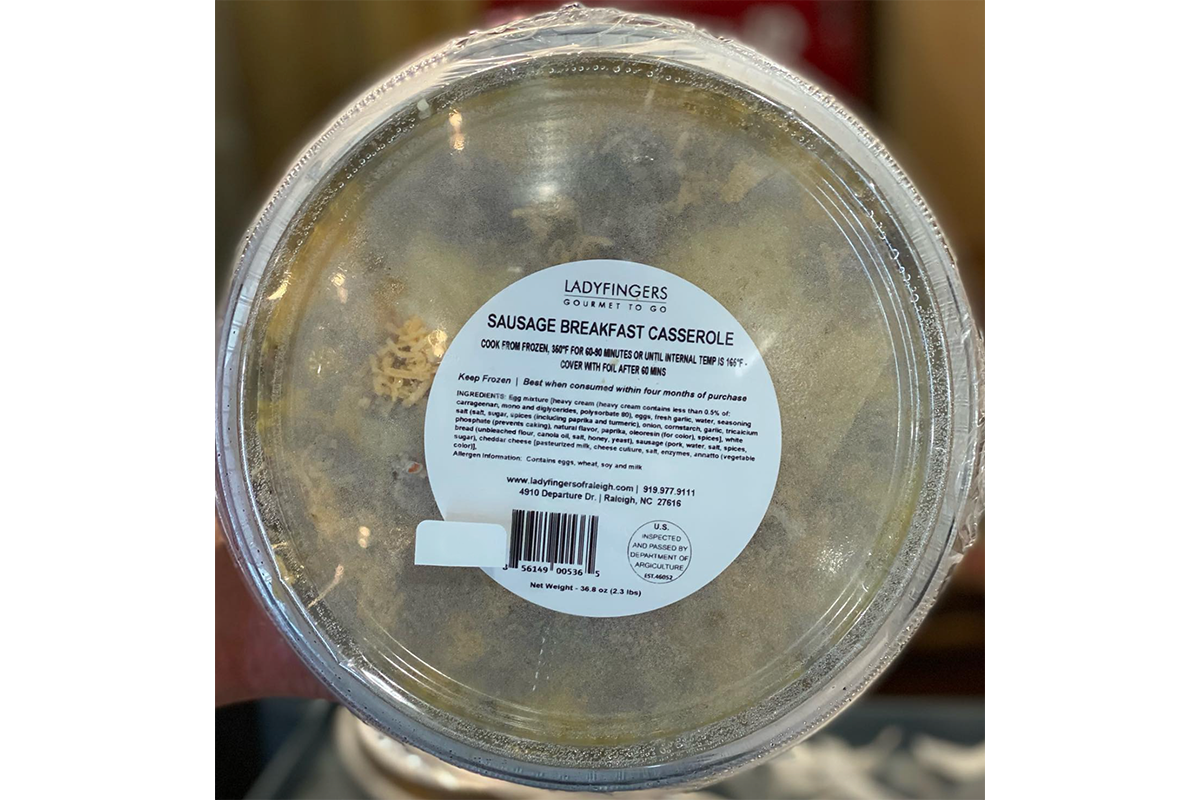 Sausage Breakfast Casserole, Large Ladyfingers – Lucy's Market