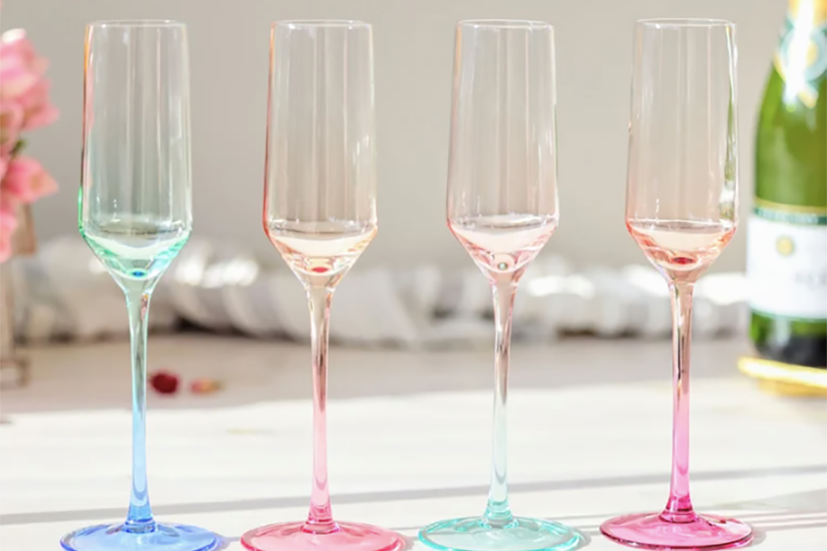 Mezclada Handblown Crystal Wine Glass Set 