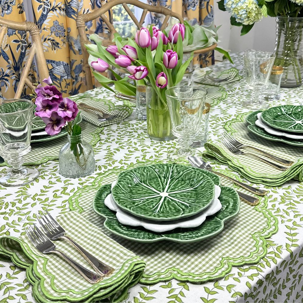 Bettina Placemat - Light Green Gingham (Set of 4) – Lucy's Market