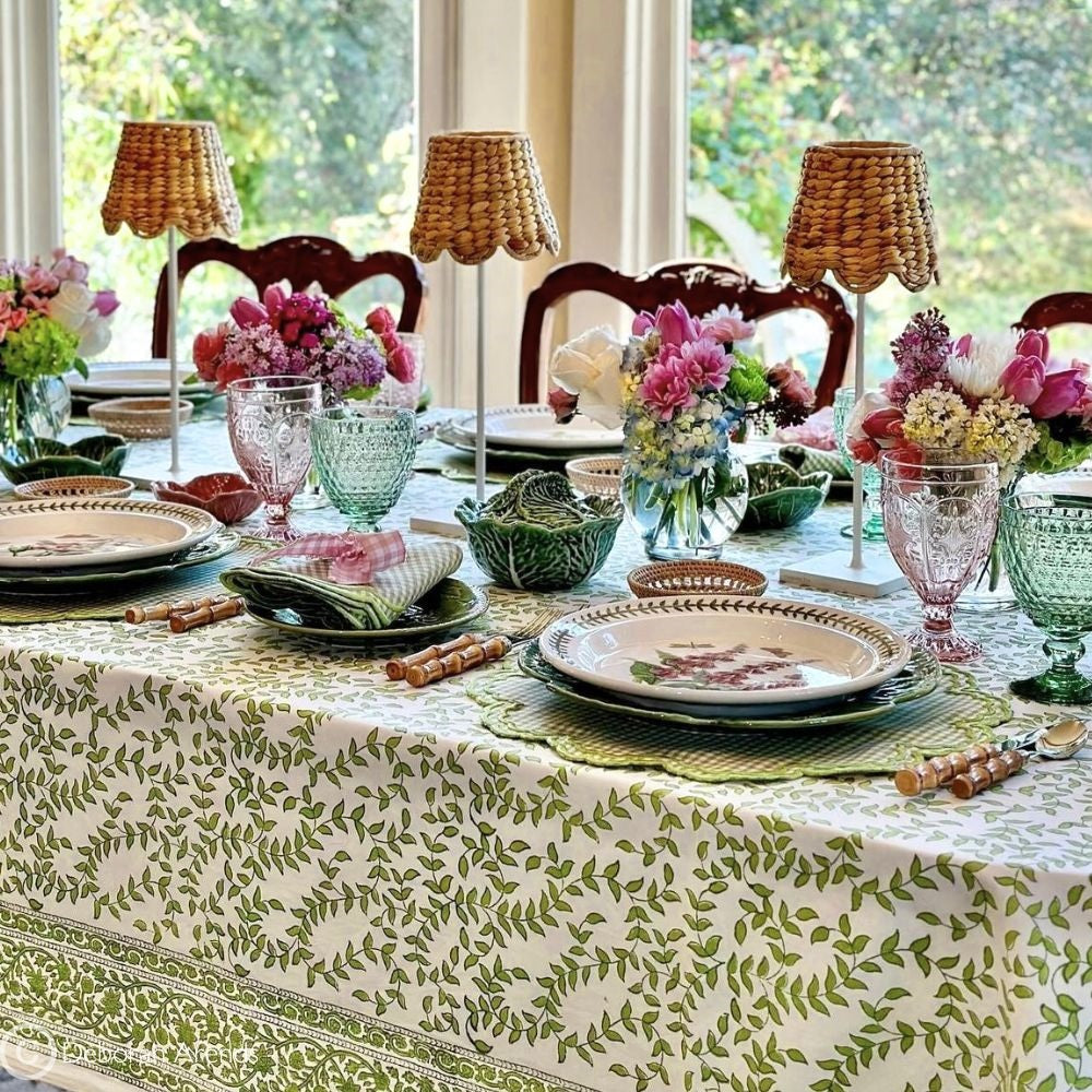 Bettina Placemat - Light Green Gingham (Set of 4) – Lucy's Market