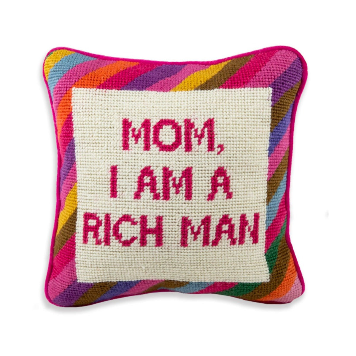 Furbish Studio Cher Knows Best Needlepoint Pillow - Thumbnail 4