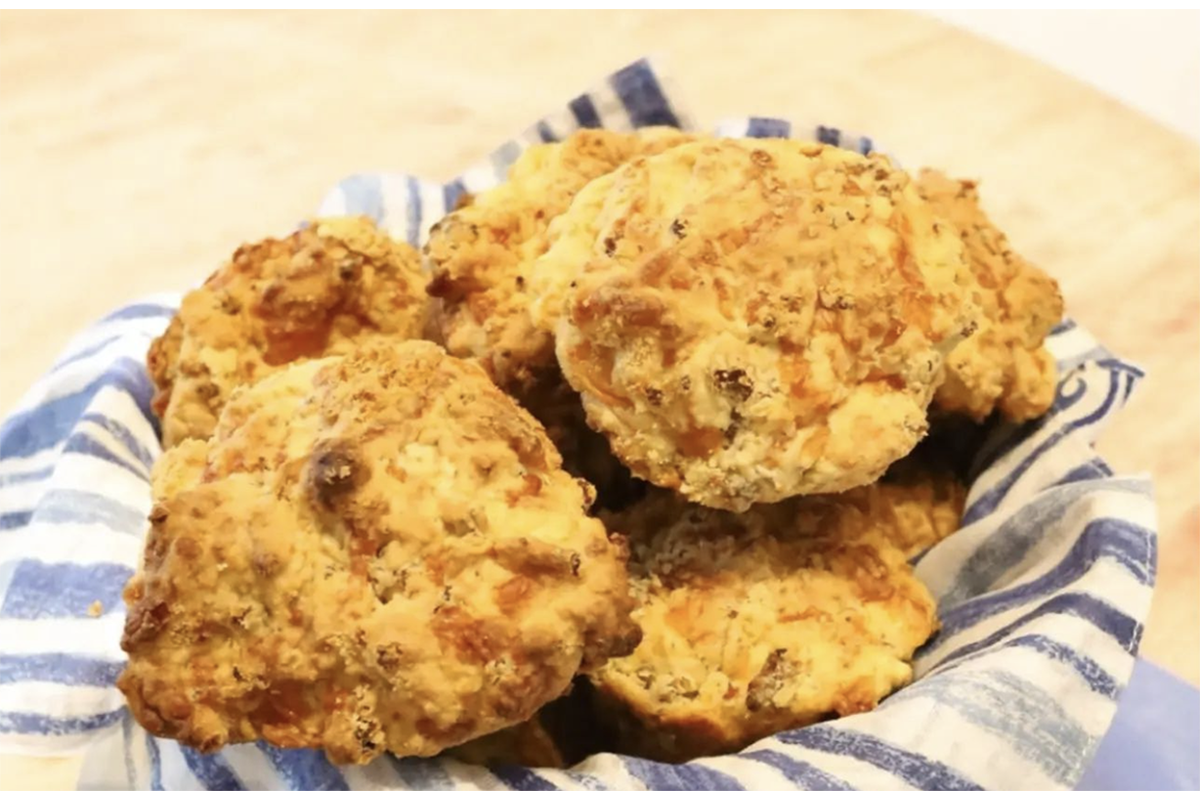 Jumbo Sausage & Cheddar Muffins (4)(PreOrder) Lucy's Market