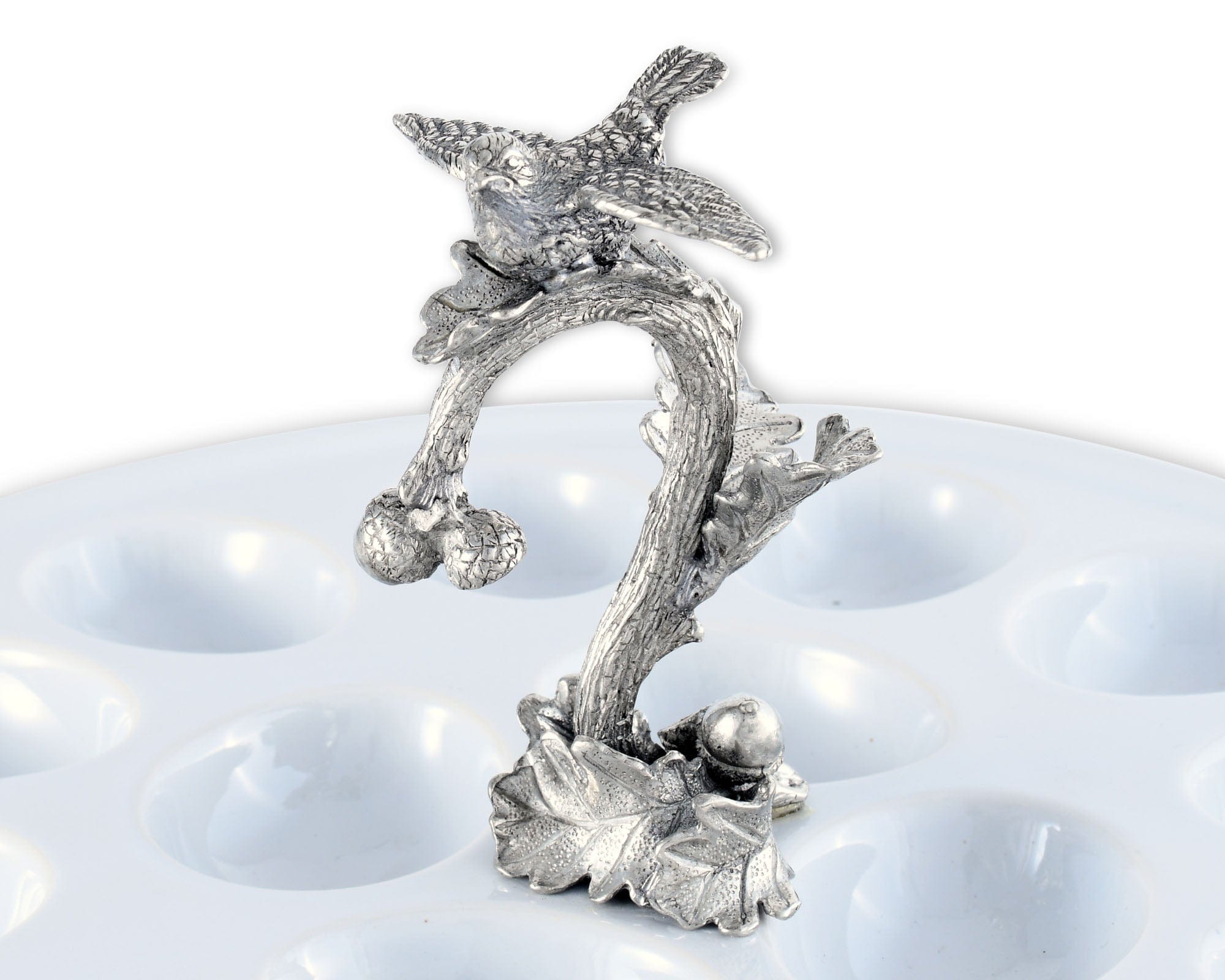 Vagabond House Deviled Egg Tray with Song Bird Handle - Thumbnail 5