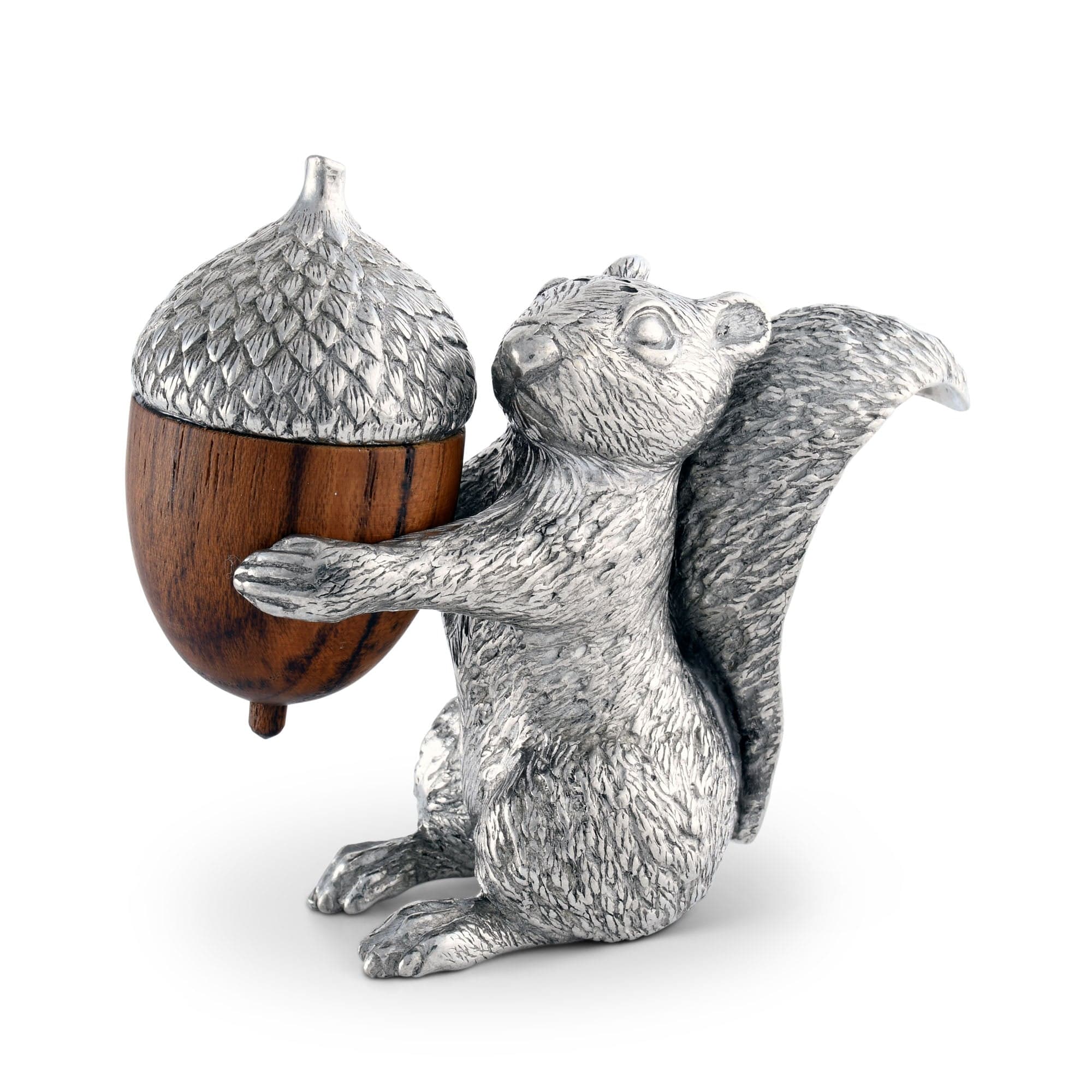 Vagabond House Squirrel with Wood Acorn Salt & Pepper Shakers - Thumbnail 4